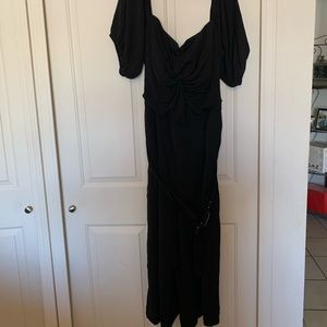 City Chic black pant suit